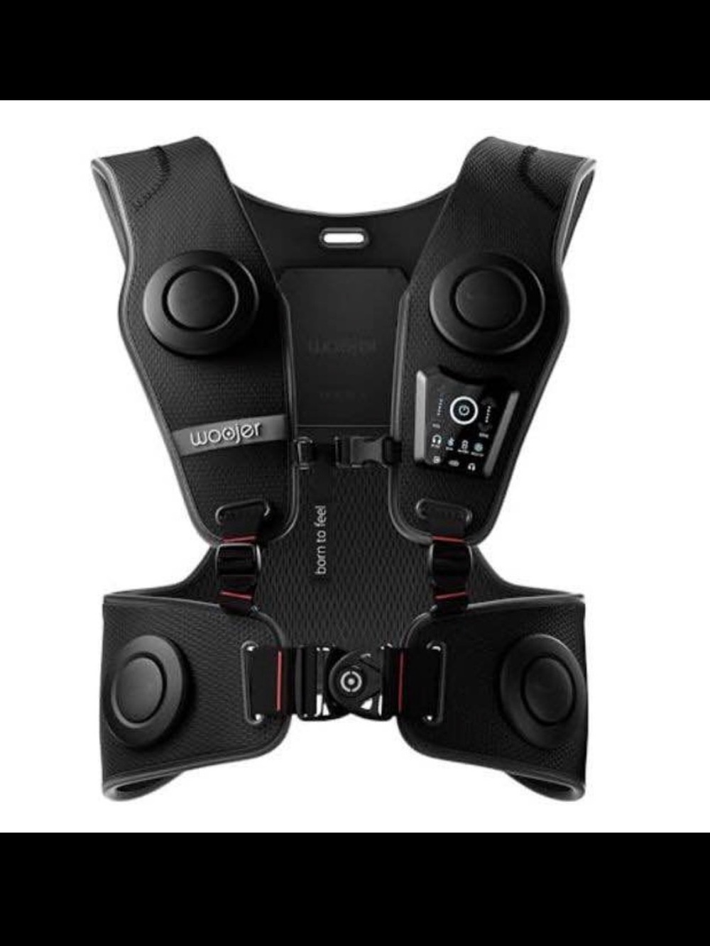 Vest Edge Haptic Wearable Vest - Black